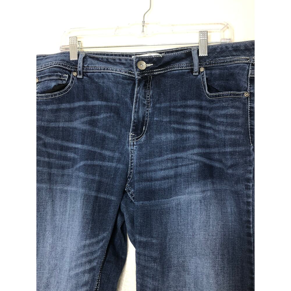 C est 1946 Demin Size 16, five pocket dark wash jeans - Picture 3 of 9